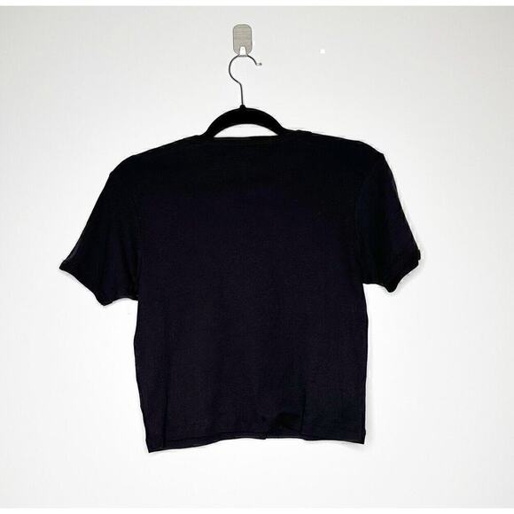 NEW Vinyl Icons Die Young Stay Pretty Graphic T-Shirt Top Women Gray Size Large - Picture 2 of 4